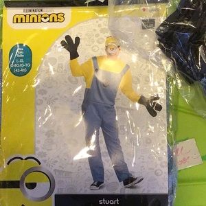 Minions Stuart Halloween costume L Xl . Brand new